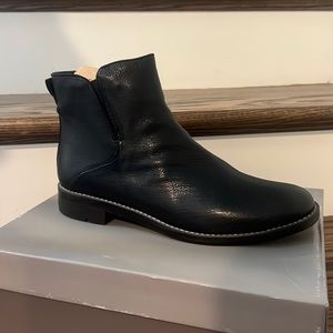 Franco Sarto Women’s Black Booties with Zipper